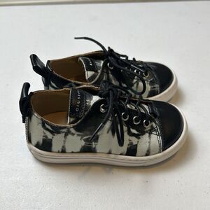 Giuseppe Zanotti Black and White Kids Sneakers